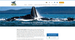 Desktop Screenshot of dolphintours.com